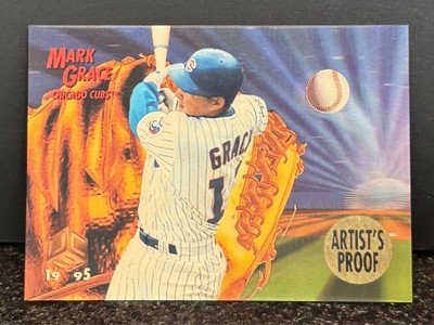 1995 Pinnacle Sportflix UC3 { Mark Grace } #87~Lenticular 3D~Artist's Proof~L@@K