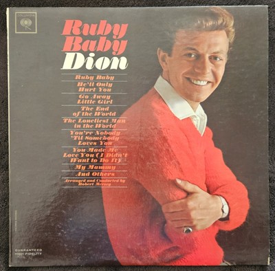 Dion - Ruby Baby - 1963 - MONO - Vinyl - LP - Columbia Records