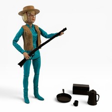 Vintage Marx Jane West Figure Johnny West w/ 7 Accessories STj