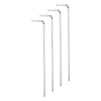 Kugelkopf-InbusschlüSsel 2.5Mm S2 Stahl L-FöRmig 4 StüCk