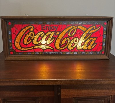 Vintage 1970's Coca-Cola Mantel Bar Light | VG Condition | Tested & Works
