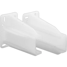 Rear Drawer Track Back Plate Support Bracket for Bottom and Side Mount Glides