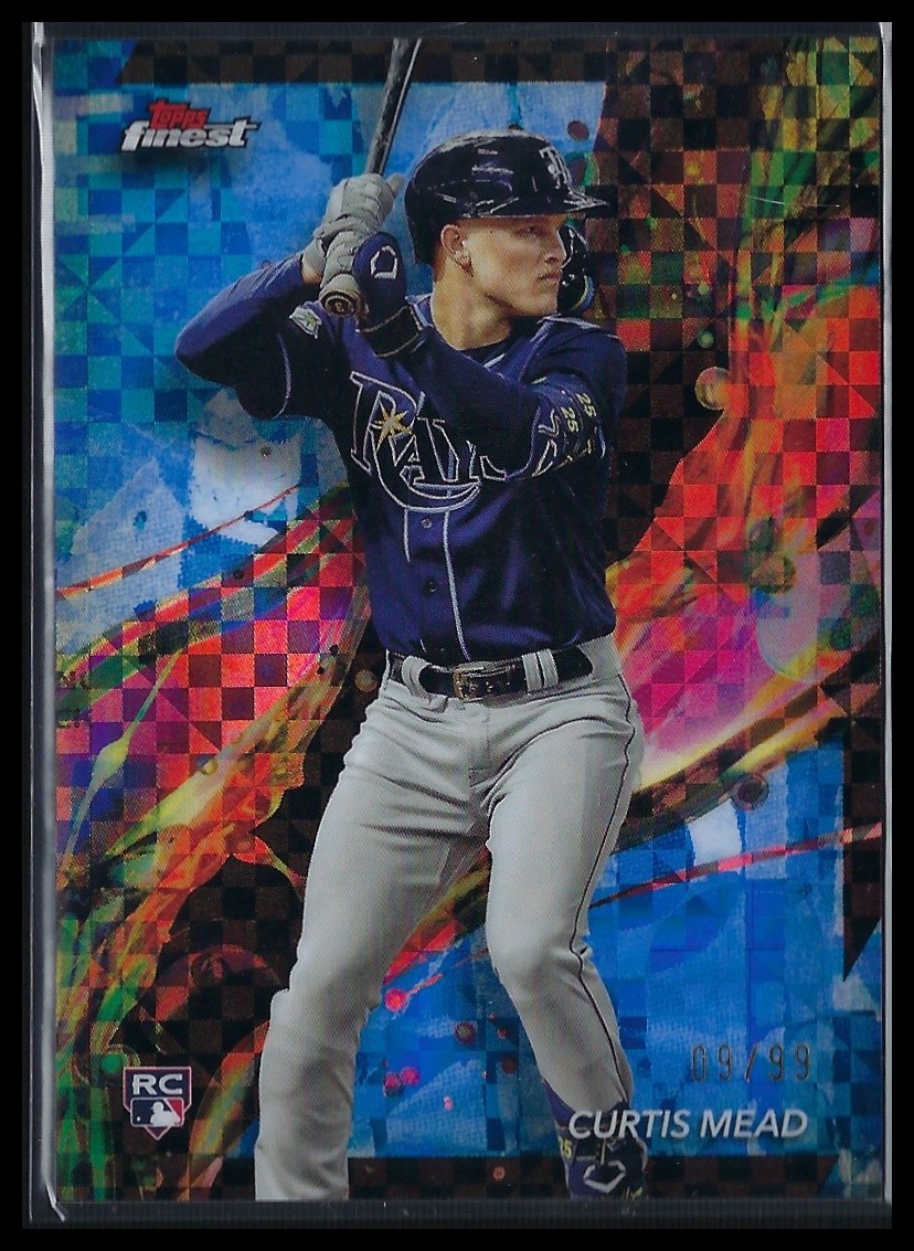 2024 Finest #78 Curtis Mead Blue Checkerboard Refractors #/99