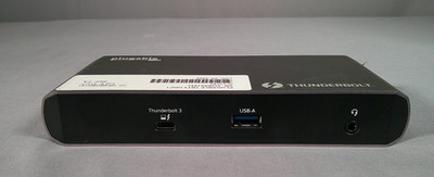 PLUGABLE TBT3-UDC1 Thunderbolt 3 & USB-C Dual Display Docking Station ** USED**