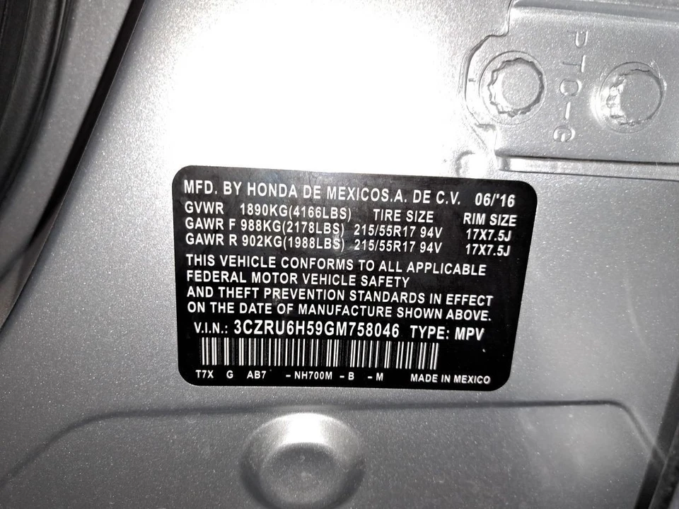 Alternador 2016 Hr-v Sku#4286531 Foto 3 de 4