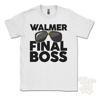 WALMER FINAL BOSS T-SHIRT lustiges Weihnachtsgeschenk Kent Lower Walmer Dover England Ibiza
