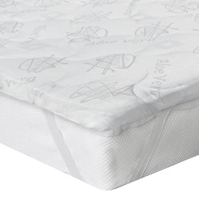 MEDIAWAVE STORE Topper Coprimaterasso Matrimoniale 7cm 160x190cm in Memory Foam con Elastici