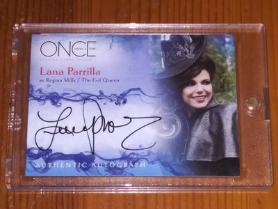 Once Upon A Time Season 1 ~LANA PARRILLA~ Autograph Card A1 ~ Evil Queen/Regina