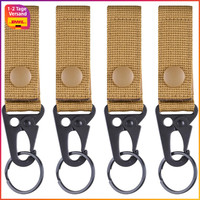 Taktischer SchlüSselanhäNger GüRtelclip Karabiner Gurtband FüR Camping Outdoor