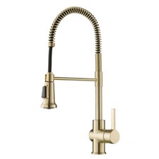 Kraus KPF-1690 Britt Pull-Down Spray Kitchen Faucet - Spot Free Antique