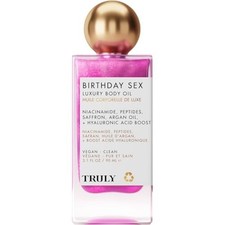 MSRP 38 TRULY Beauty Birthday Sex Luxury Body Oil 3.1 oz / 90 mL NIB