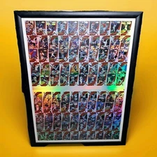 2000 Topps Gold Label Class 1 Complete Uncut Sheet Rare Redemption MLB Griffey