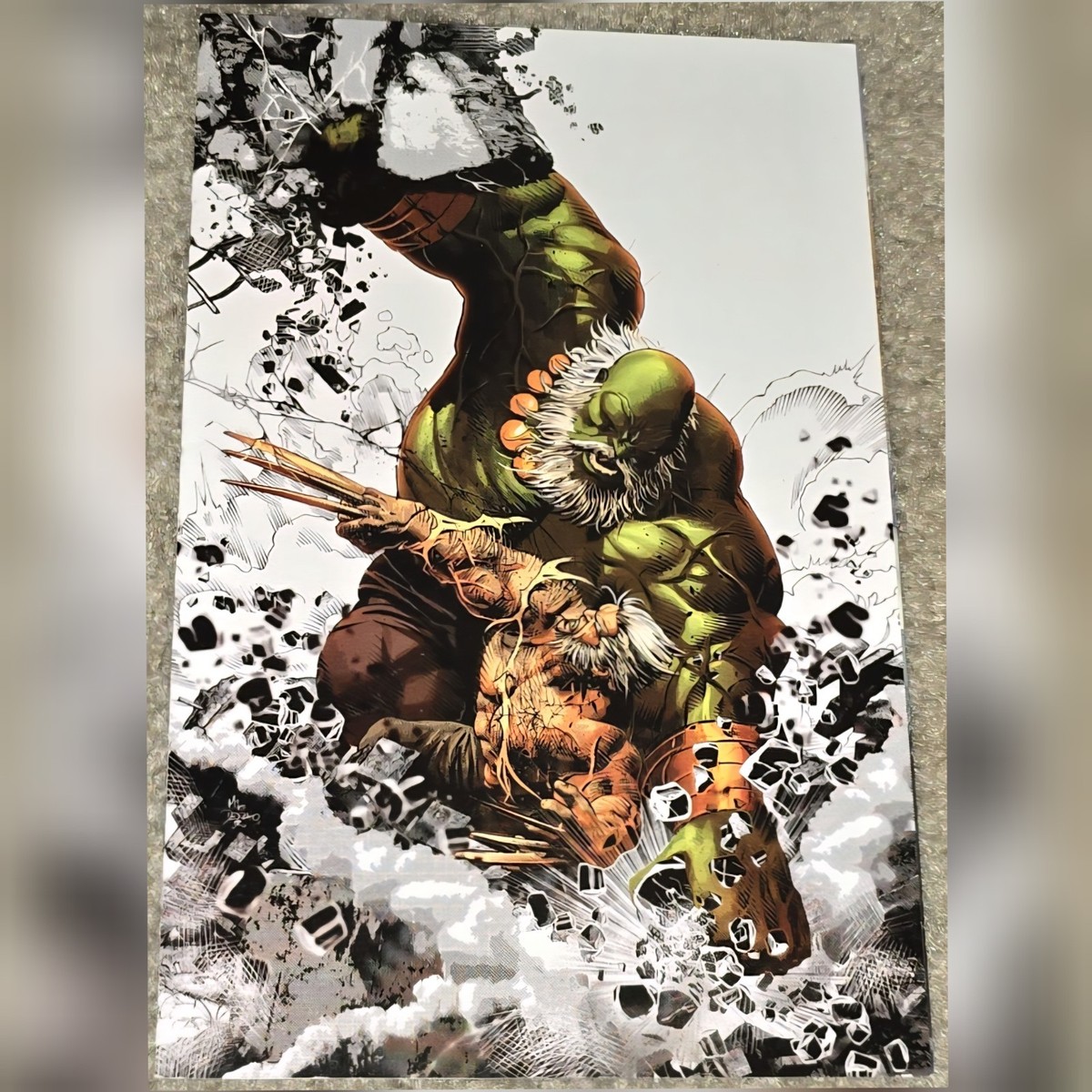 2017 Old Man Logan 25 MX Virgin Splash Mike Deodato Hulk 181