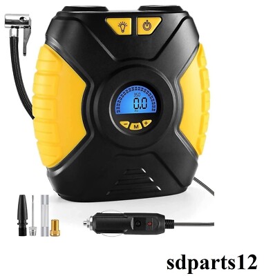 Mini Digitaler Luftkompressor Für Auto-, Motorrad- Und Fahrradreifen Tragbar 12V