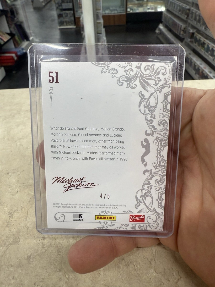 2011 Panini Michael Jackson King of Pop Michael Jackson #51 4/5