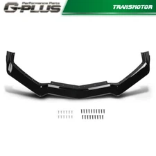 Front Bumper Lip Splitter GLOSS BLACK Fit For 20-25 Chevy Corvette C8 5VM Style