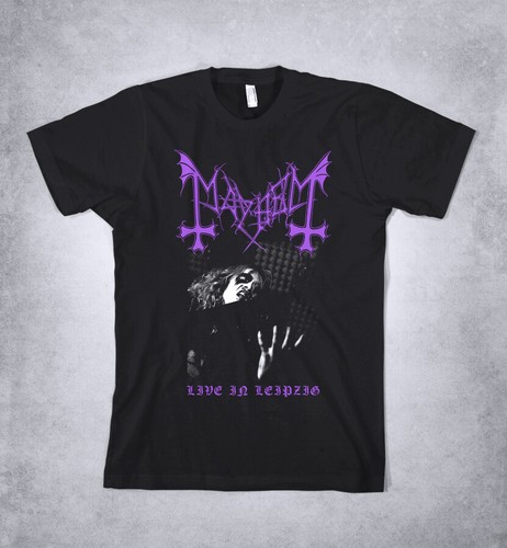 in Leipzig, black metal tshirt, MAYHEM 