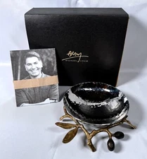 MICHAEL ARAM Catch All OLIVE BRANCH COLLECTION Trinket DISH 175199 Signed - NEW