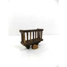 Mini Balcone in Legno Cm 2x5x4h Casa Scenografia per Presepe