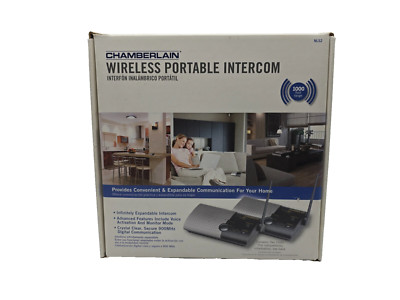 Chamberlain NLS2 Wireless Portable Intercom-Double Unit New Open Box