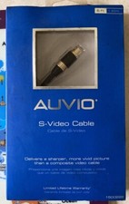 S-video Cable 6 Feet Long Black For VCR DVD TV Auvio S-Video 6' 1.82m Cable