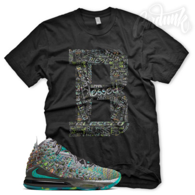 New ''B BLESSED'' T Shirt for N Lebron 17 I Promise 
