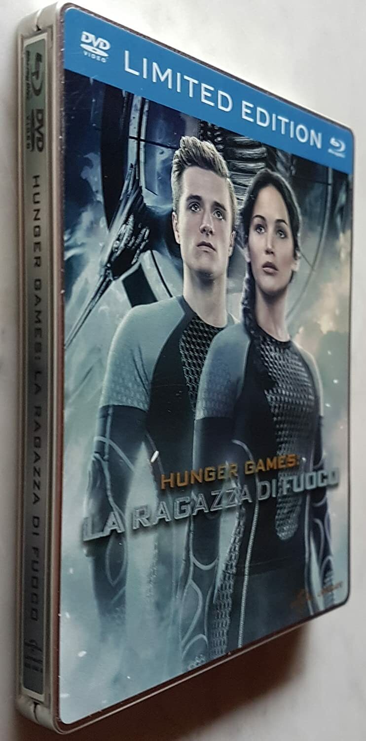 HUNGER GAMES LA RAGAZZA DI FUOCO  (blu-ray + dvd) STEELBOOK