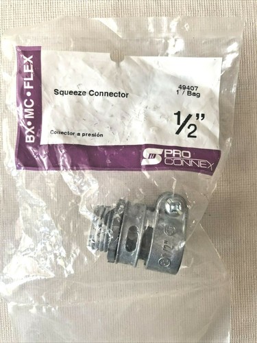 Sigma Electric ProConnex 1/2 Zoll Dia. Druckguss Zink Quetschverbinder 1 Stück - Bild 2 von 3