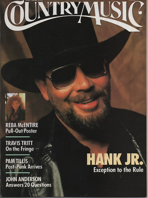 Country Music May/June 1992 Hank Williams Jr Travis Tritt CMSA Ferlin Husky
