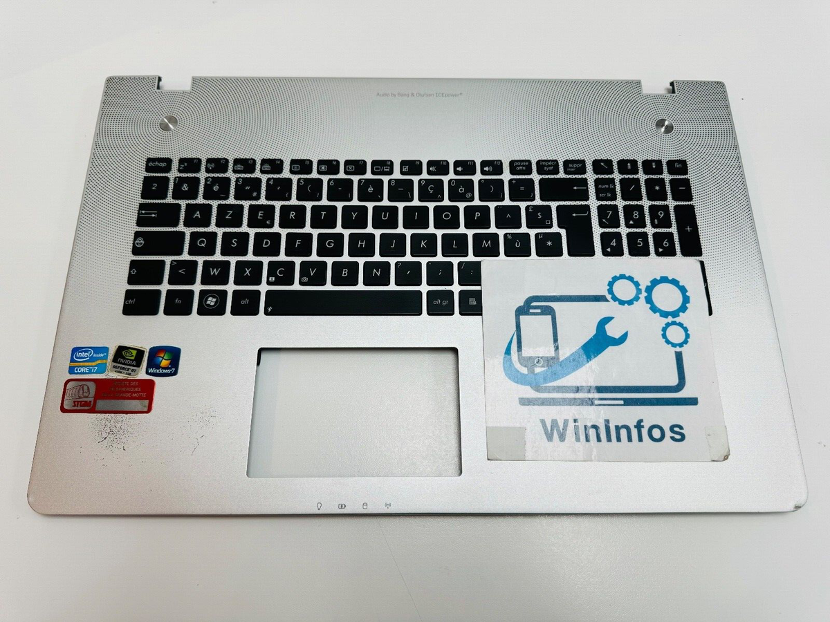 ASUS N76V plasturgie top case sans clavier sans pavé souris