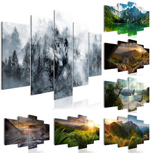 Bilder & Drucke Canvas LEINWAND BILD See Berge Landschaft NATUR XXL 15029  KUNSTDRUCK Möbel & Wohnen hsdsonline.com