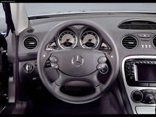 Cars mercedes benz sl 55 amg convertible Desk Mat Stitched