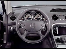 Cars mercedes benz sl 55 amg convertible Desk Mat Stitched