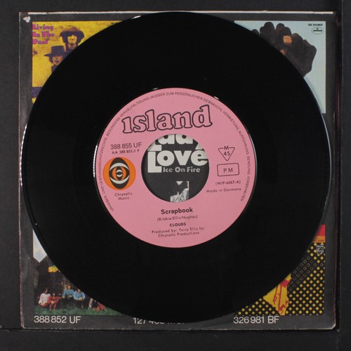 CLOUDS: scrapbook / the carpenter Island Records 7" Single 45 RPM - Picture 3 of 4