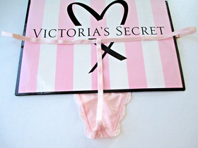 VICTORIA'S SECRET DREAM ANGELS V-String Thong Panty S M L XL Pink NWT Lace Trim