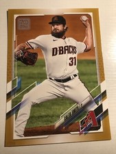 2021 Topps Series 1 Jumbo 5x7 Gold 07/10 Caleb Smith Diamondbacks 141