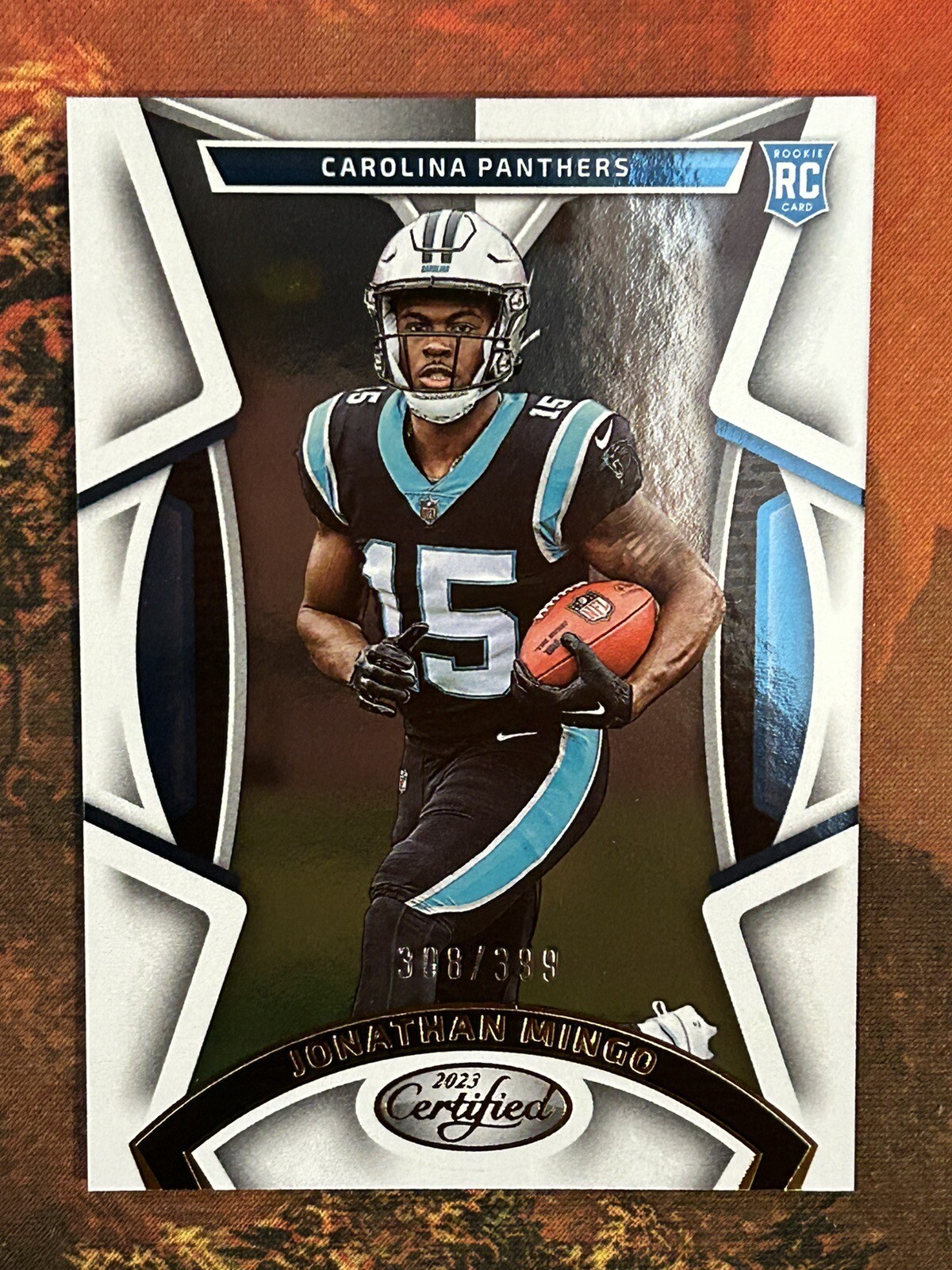 2023 Panini Certified Jonathan Mingo /399 #181 - Carolina Panthers Rookie