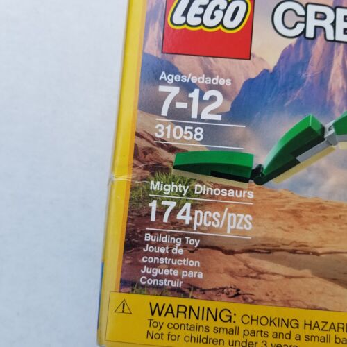 LEGO Creator Set 31058 Mighty Dinosaurs 3-in-1 New in Damaged Box 2017 - Picture 2 of 7