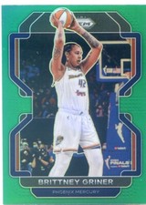 2022 Panini Prizm WNBA BRITTNEY GRINER #141 GREEN PRIZM MERCURY
