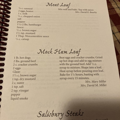 Cooking With the Horse & Buggy People cookbook Amish recipes 2002 3rd printing - Picture 8 of 10