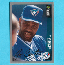1996 Collectors Choice Silver Signature #350 Joe Carter BLUE JAYS EXMT+