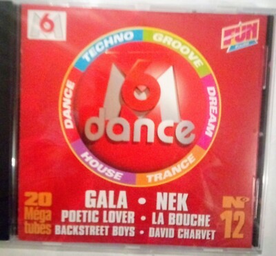 M6 Dance N°12 Cd Poetic Lover,Gala,La Bouche, Backstreet Boys,David Charvet,Nek