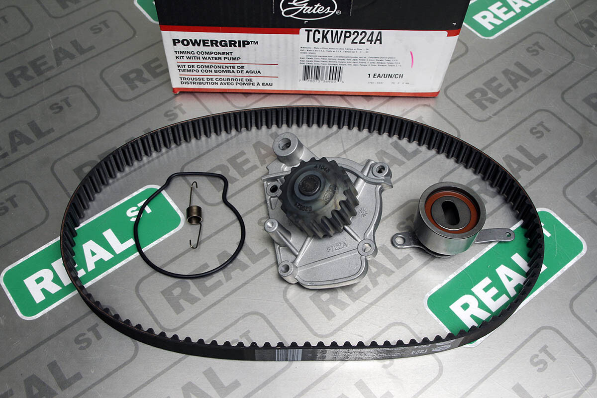Gates Replacement Timing Belt Tensioner & Water Pump Kit Civic Si EX 92