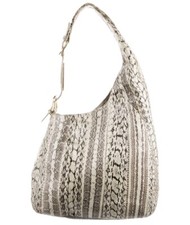 JIMMY CHOO PYTHON SNAKESKIN SHOULDER BAG