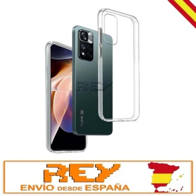 REY® Funda Silicona para XIAOMI REDMI NOTE 11 / REDMI NOTE 11s 4G Carcasa TPU s480