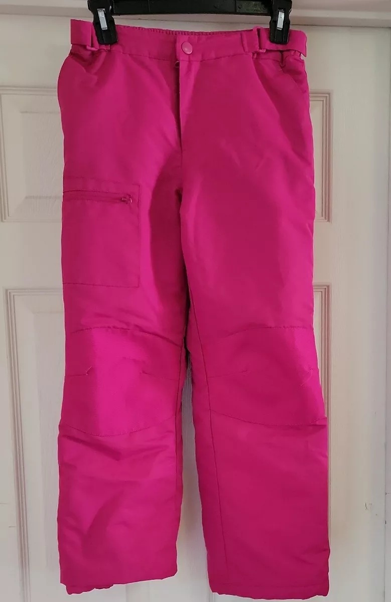 Swiss Tech Girls Hot Pink Snow Ski Winter Pants Youth Kids Large 10/12  Swisstech