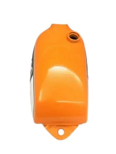 Yamaha XT TT 500 Orange Painted Steel Petrol Tank 1U6,1980 Model + Cap |Fit For - Picture 5 of 5