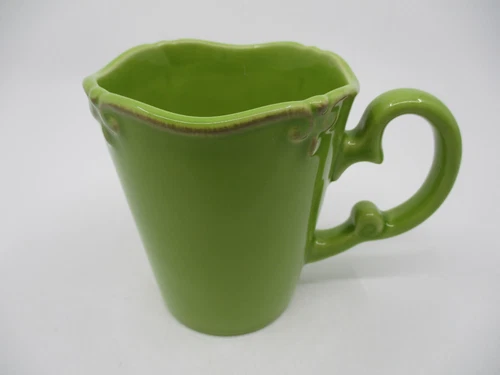 GAIL PITTMAN SOLID GLAZED GREEN MUG - 4 1/4"  0611D