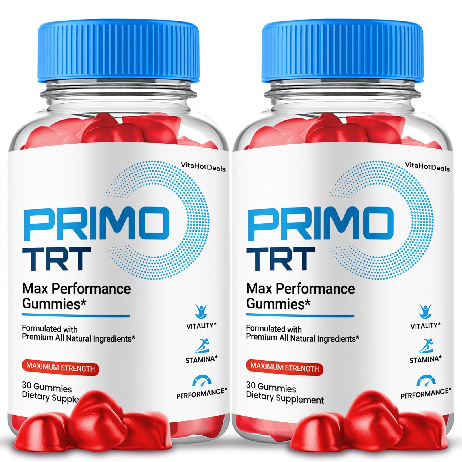 Primo TRT Gummies,  All Natural Formula, Maximum Strength, P
