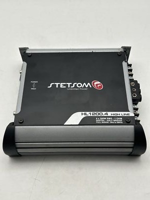 Stetsom HL1200.4 Car Audio Amplifier 4 Channel 1200W RMS 2Ω Full Range